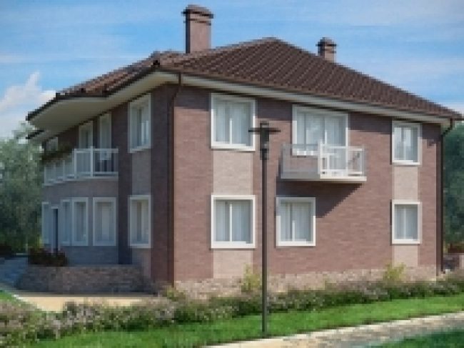 Каркасный дом 15х15, 450 м2, проект КД-447