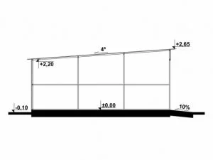 Каркасный гараж 3х6, 18 м2, проект ГР-5