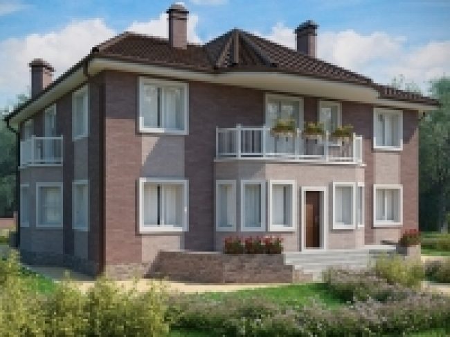 Каркасный дом 15х15, 450 м2, проект КД-447