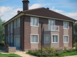 Каркасный дом 15х15, 450 м2, проект КД-447