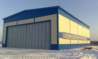 Строительство модульного ангара