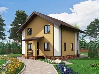Строительство дома 6х8 из керамзитобетонных блоков в Москве