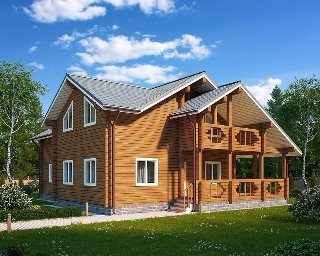 Строительство дома из клееного бруса в рассрочку в Москве