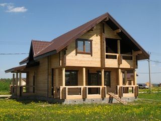 Строительство дома из клееного бруса в рассрочку в Москве