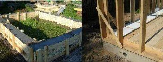 Ленточный фундамент для каркасного дома