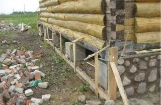 Столбчатый фундамент под деревянный дом