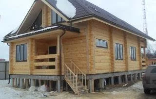 Столбчатый фундамент под деревянный дом