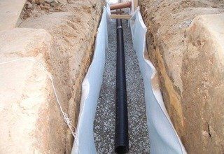 Дренаж участка с высоким уровнем грунтовых вод под ключ
