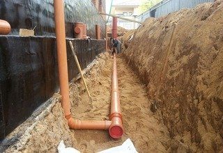 Дренаж ленточного фундамента в Москве