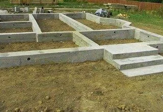 Строительство ленточного фундамента 10 на 12 под ключ