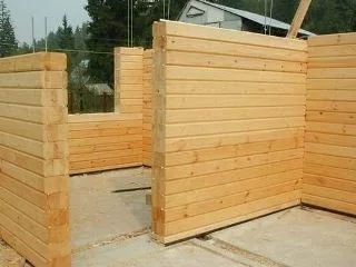 Гараж из клееного бруса