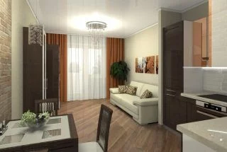 Ремонт студии 28 кв.м в Москве