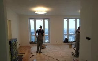 Фото процесса Ремонт аварийных квартир в Москве
