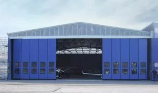 Промышленные откатные ворота с электроприводом